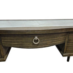 Home Center Classic Marble Top Lexington 5 Drawer Dressing Table
