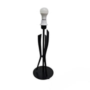 Sculptural Black Table Lamp