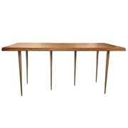 Sleek High Dining Table with Tapered Legs