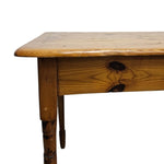 Rustic Natural Wood Writing Desk