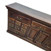 Grand Colonial Solid Wood Apothecary Sideboard