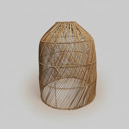 Ainslee Vintage Style Natural Rattan Light Pendant Shade