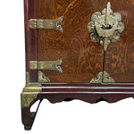 Joseon Style Brass-Mounted Elm Wood Multi-Drawer Storage Chest