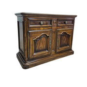 Century Furniture Antique Style Solid Wood Two Drawer Buffet Credenza