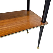 Vintage Two-Tiered Mid-Century Glass Coffee Table