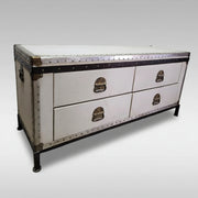Pottery Barn Parker Industrial Trunk-Style Media Console