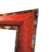 Quilted Red Mirror