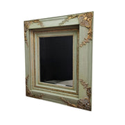 Bespoke Baroque Style Sage Green and Gilded Wall Mirror