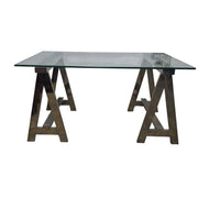 Dining Table Chrome Base