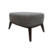 Single Seater Fabric Armchair with Ottoman