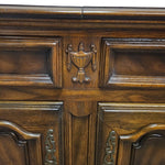Century Furniture Antique Style Solid Wood Two Drawer Buffet Credenza