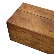 Rustic Natural Toned Storage Chest and Blanket Box