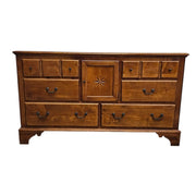 Ethan Allen Classic Country Solid Wood Star-Carved Dresser