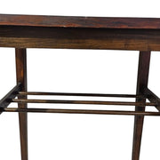 Antique Jones Hand-Crank Sewing Machine with Wooden Table