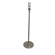 Modern Red Fabric Cylinder Chrome Base Floor Lamp