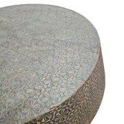 Home Center Blondell Metal Top Coffee Table