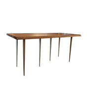 Sleek High Dining Table with Tapered Legs