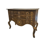 THE One Indian Baroque Brass Work Chest of Drawers Dresser