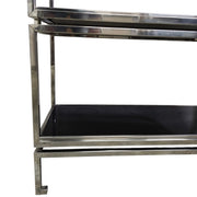 Design Atelier Architectural Silver Chrome Six-Tier Étagère Bookshelf