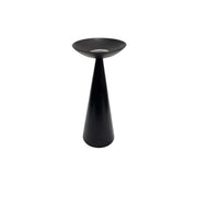 Ikea Retro Matte Black Conical Metal Candle Stand