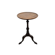 Elegant Antique 1930s Figured Walnut Pie Crust Wine Table