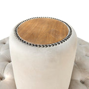 Circular Velvet Lounge Seat