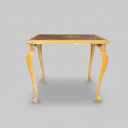 Ornate Vintage Italian Marquetry Wood Coffee Table