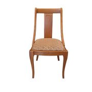 Regency Style Wood & Upholstered Side Chair