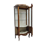 Imperial Napoleon III Style Glass Vitrine with Boulle Marquetry