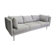 LG Living Supra Modern 3-Seater Fabric Sofa
