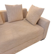 Classic Three-Seater Sofa in Textured Fabric