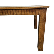 Rustic Parquet Reclaimed Wood Dining Table