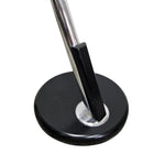 Futuristic Chrome and Glass Z Shape Minimalist Side Table
