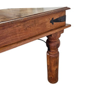 Classic Rustic Dining Table with Turned Legs