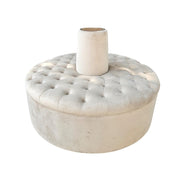 Circular Velvet Lounge Seat
