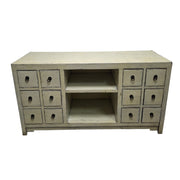 Rustic Distressed Wooden TV Console