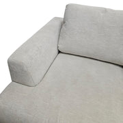 Home Center Modern Comfort Beige Textured Fabric Cuddle Armchair