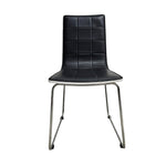 KARE Design Quilted Black Faux Leather Cantilever Chair