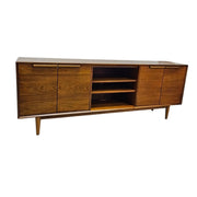 Crate & Barrel Mid-Century Modern Tate Walnut 80
