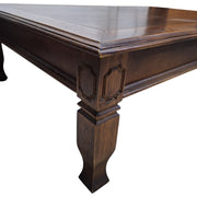 Dark Wood Rectangular Coffee Table