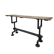 Reclaimed Industrial Pipeline Console Table