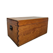 Rustic Natural Toned Storage Chest and Blanket Box