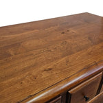 Ethan Allen Classic Country Solid Wood Star-Carved Dresser