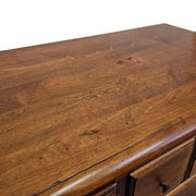 Ethan Allen Classic Country Solid Wood Star-Carved Dresser