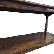 Rustic Two-Tier Hand-Finished Console Table