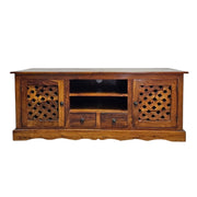 Rustic Artisan Solid Wood TV Media Console
