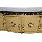 Ornate Baroque Style Gilded Cream Four Door Credenza Sideboard