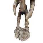 Hand Carved Tribal African Wooden Totem Statue Sculpture