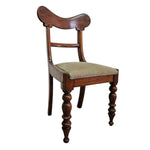Antique 1830s Victorian Balloon Back Dining Chair