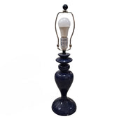 Antique Style Navy Blue Ceramic Table Lamp